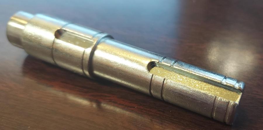 Inside Drive Output Shaft 5/8" OD x 3.84" OVA long 16.07 & 18.75 to 1