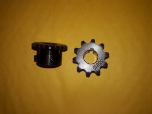 Sprocket 35 B 10 Tooth 1/2" ID with a 1/8" keyway & two set screws