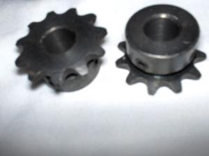 Sprocket 35 B 11 Tooth 1/2" ID two set screws no key way