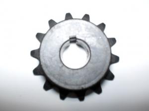 Sprocket 35 B 14 Tooth 1/2" ID with a 1/8" keyway & two set screws