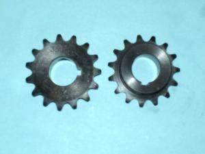 Sprocket 35 B 15 Tooth 3/4" ID with a 3/16" keyway two set screws