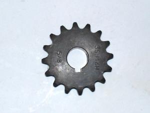 Sprocket 35 B 16 Tooth 5/8" ID with a 3/16" keyway two set screws
