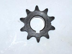 Sprocket # 40 B 10 Tooth 3/4" ID 3/16" keyway two set screws HT