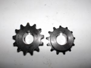 Sprocket 40 B 10 Tooth 5/8" ID HT 3/16" Key Way with two set screws