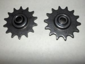410, 415, 43, 41, 40, 420 Idler Sprocket 14 tooth 3/8" ID  1/2" x 1/8"  13-737