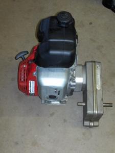 Honda GX100  Gear Box, Clutch Adaptor & Clutch Rotor as shown