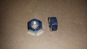 10mm x 1.0  Hex nut Zinc Plated