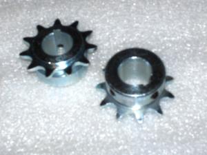 410 B 11 Tooth Sprocket 3/4" ID, 3/16" keyway & two set screws