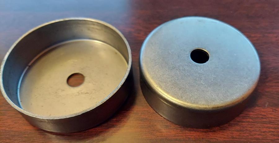 78 mm Stamped Clutch Drum - Bell with 1/2" ID hole