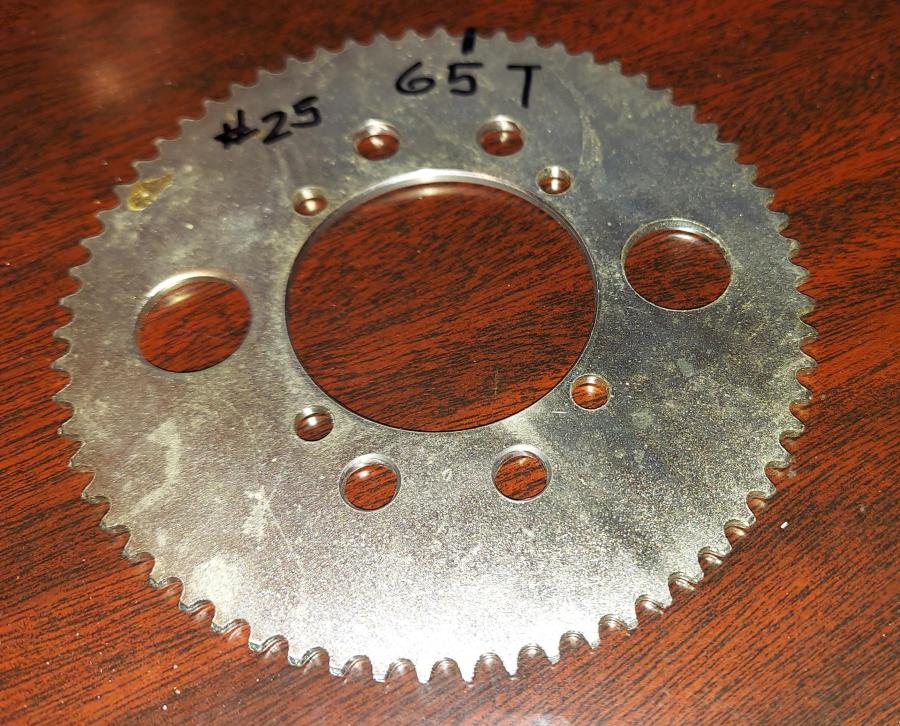Sprocket 25 A 65 Tooth for freewheel 16 tooth freewheel