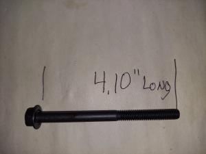 5/16-18 x 4.41" OAL or 4.10" long HH Grade 8 BLACK.  Bolt Part number # 792093