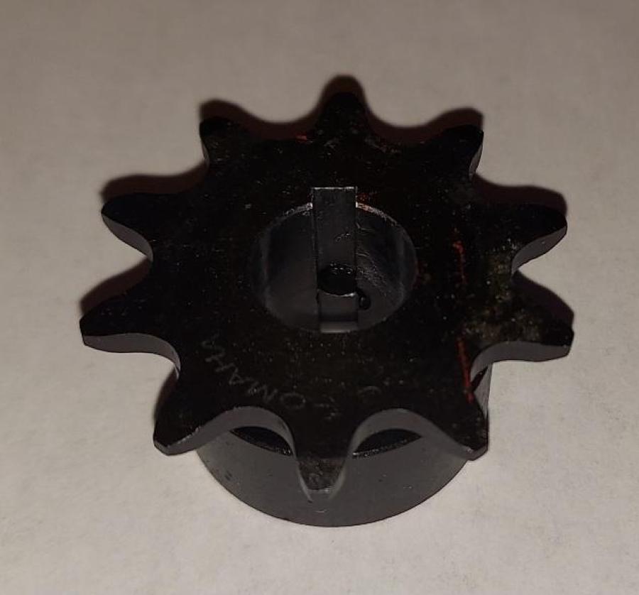 410 B 10 tooth Sprocket 15 mm ID with 4 mm keyway & two set screws