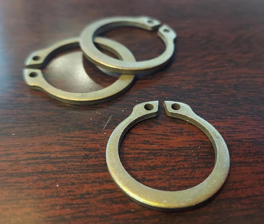 1" Heavy Duty External Retain Ring, Thickness  0.078"