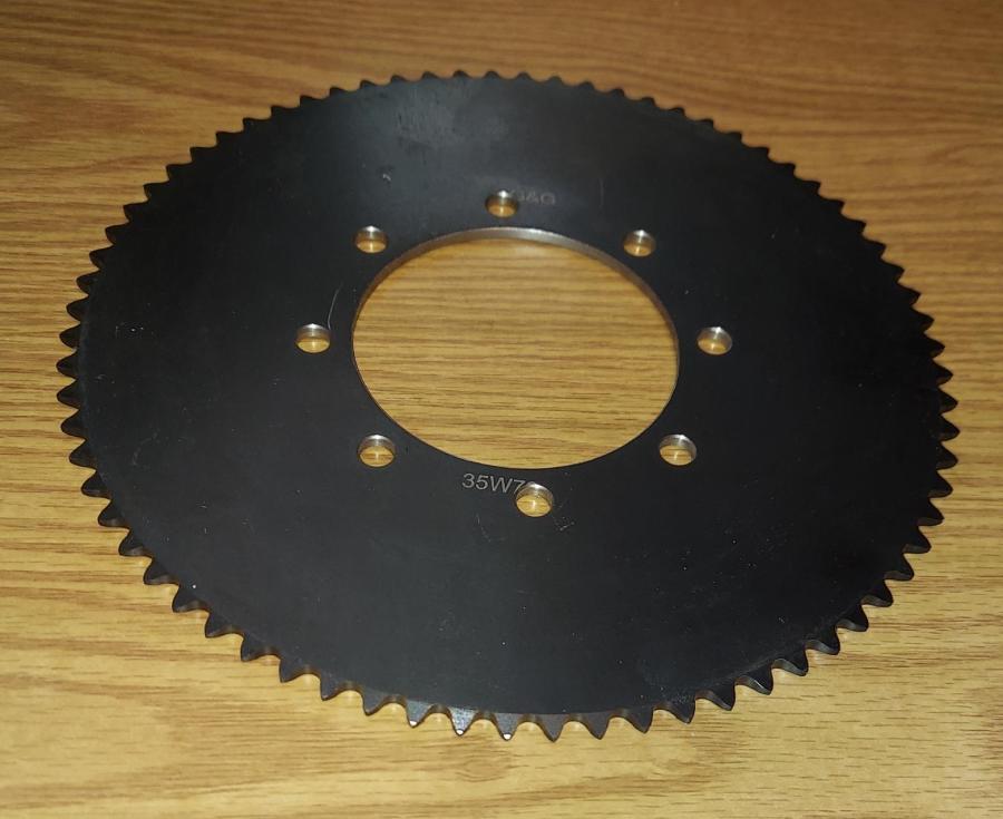 35 A 72 Tooth 8 HOLE Sprocket Peerless H 110-001 Series Differential