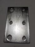 Six Hole Sprocket Idler Bracket - Two 3/8" Holes