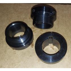 1” ID x .95" wide, 2 set screws, 1/4" keyway Freewheel Sprocket Adaptor 1.73" Flange OD Pedicab Rickshaw