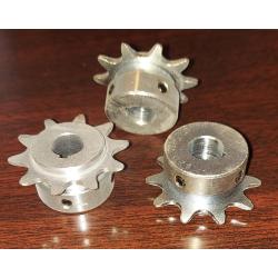 Z72 B 10 Tooth Sprocket 1/2" ID two set screws & 1/8" keyway