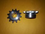 415 B 12 Tooth Sprocket 3/4" ID with a 3/16" keyway, two set screws