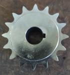 415 B 16 Tooth Sprocket 3/4" ID with a 3/16" key way, two set screws.
