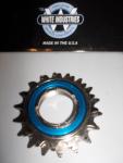 16 - 18 Tooth Freewheel Sprocket Blue Dual ENO Sealed Cartridge White Industries