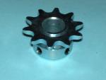 415 B 10 Tooth Sprocket 5/8" ID with a 3/16" keyway, two set screws