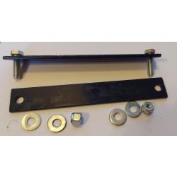 7.2" Extension bracket with mounting hardware Zinc plated