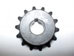 Sprocket 35 B 14 Tooth 1/2" ID with a 1/8" keyway & two set screws