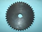 Sprocket 40 B 40 Tooth 1" ID, 1/4" key way two set screws
