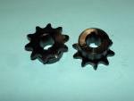 Sprocket # 41 B 10 Tooth 5/8" ID 3/16" keyway two set screws