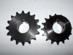 Sprocket 41 B 16 Tooth 1" ID with 1/4" key way 2 set screws