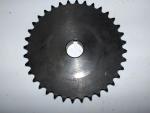 Sprocket 41 B 36 Tooth 1" ID 1/4" key way with two set screws