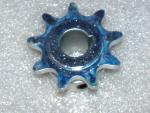 415 B 9 Tooth 1/2" ID Sprocket with a 1/8" keyway, two set screws
