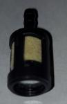 Fuel Filter 1/8" Barb Black Plastic with weight