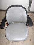 Rider Seat Black w/Gray Cushions w/ Fold up Armrests
