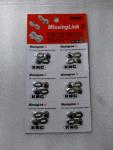 6 Card Connecting Link II 7.1 mm for 7 & 8 speed Freewheels KMC Missing Link