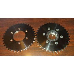 41 A 36 tooth Chainring Sprocket 6 hole for 18 tooth freewheel 2.19" ID