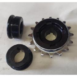 3/4" x 3/4" Wide wide 1.375 x 24 RH Adaptor for Freewheel Sprocket Keyway - No Set Screws