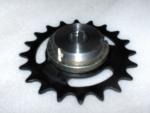 3 Prong 11 mm ID with 4 mm key way Adapter for freewheel sprockets 16 teeth & up 1.37 x 24 tpi OD RH
