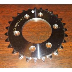 41 A 27 Tooth 6 HOLE (DIMPLE drill mark*) Sprocket for the Differentials with Black Oxide shafts with 1-14 threaded ends