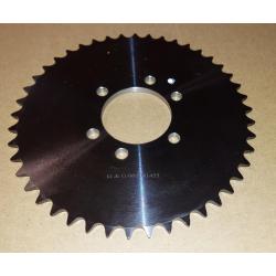 41 A 45 Tooth 6 HOLE (DIMPLE drill mark*) Sprocket for the Differentials with Black Oxide shafts with 1-14 threaded ends
