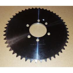 41 A 48 Tooth 6 HOLE (DIMPLE drill mark*) Sprocket for the Differentials with Black Oxide shafts with 1-14 threaded ends